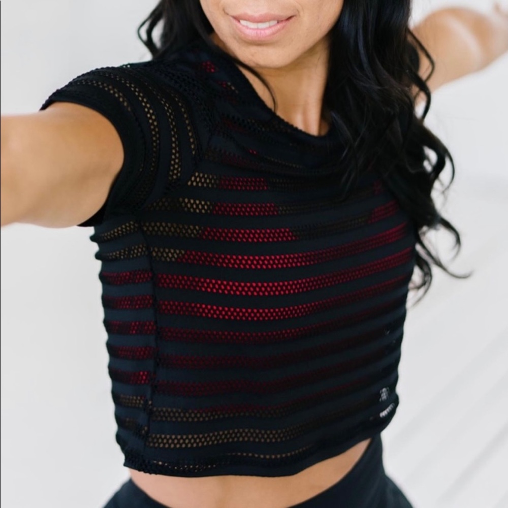 Zyia Active black chill tee